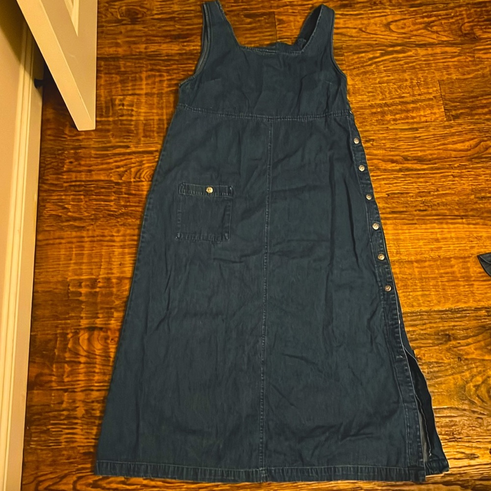 Blue jeans maxi dress